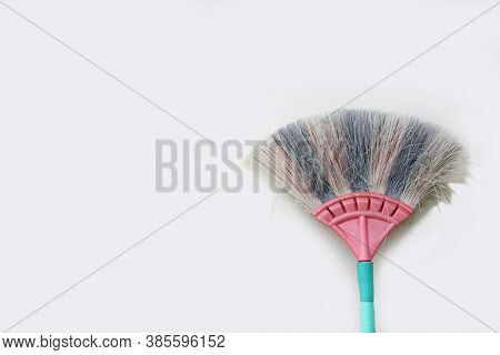 Cleaning Broom Isolated On The White Background
