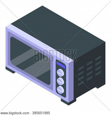 Convection Oven Kitchen Icon. Isometric Of Convection Oven Kitchen Vector Icon For Web Design Isolat
