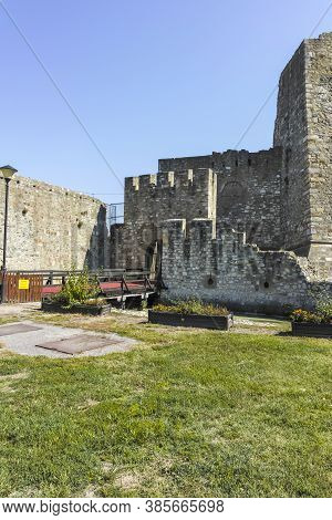 Smederevo Fortress At The Coast Of The Danube River, Serbia