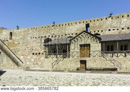 Smederevo Fortress At The Coast Of The Danube River, Serbia