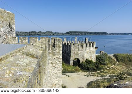 Smederevo Fortress At The Coast Of The Danube River, Serbia