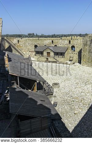 Smederevo Fortress At The Coast Of The Danube River, Serbia