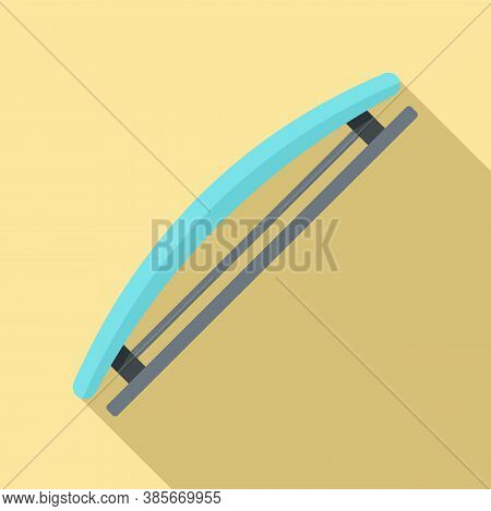 Hairstyle Barrette Icon. Flat Illustration Of Hairstyle Barrette Vector Icon For Web Design