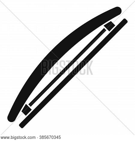 Hairstyle Barrette Icon. Simple Illustration Of Hairstyle Barrette Vector Icon For Web Design Isolat