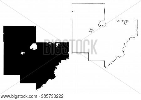 Carver County,  Minnesota (u.s. County, United States Of America, Usa, U.s., Us) Map Vector Illustra
