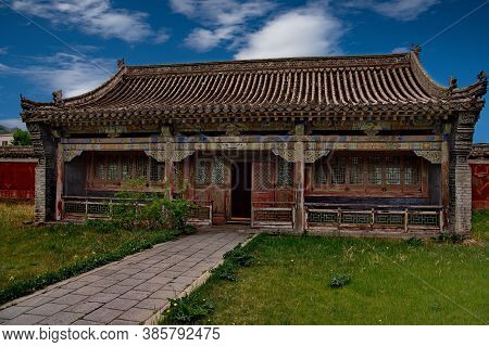 Ulaanbaatar. Mongolia. June 08, 2015. Architecture Of The Palace Of The Last Emperor Bogdo-gegen Vii