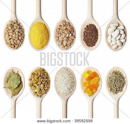 Mad ingrediens krydderier korn