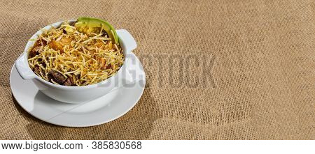 Cazuela Paisa, Typical Dish Of The Antioquia Region Of Colombia.