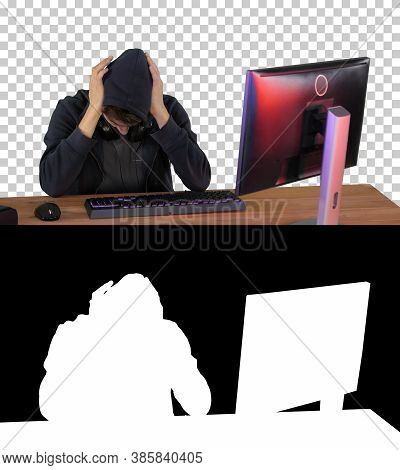 Stressed Tired Out Of Work, Development Programmer, Alpha Channe