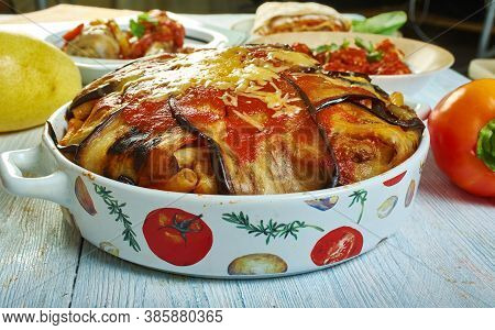 Sicilian Ricotta Eggplant Pasta Timbale