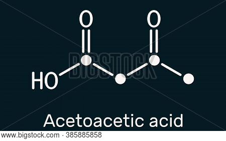 Acetoacetic Acid, Diacetic, Oxobutanoic Acid Molecule. It Is A Ketone Body, Conjugate Acid Of An Ace