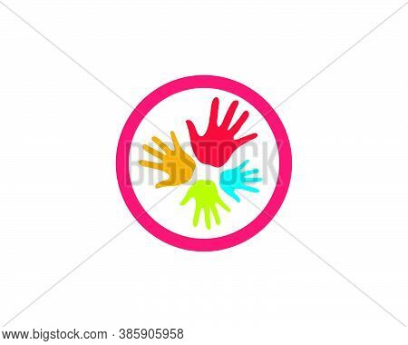 Hand Care Logo Template Vector Icon