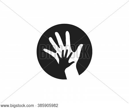 Hand Care Logo Template Vector Icon