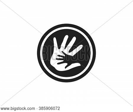 Hand Care Logo Template Vector Icon