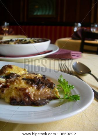 Farina di mais cotto con tartufo