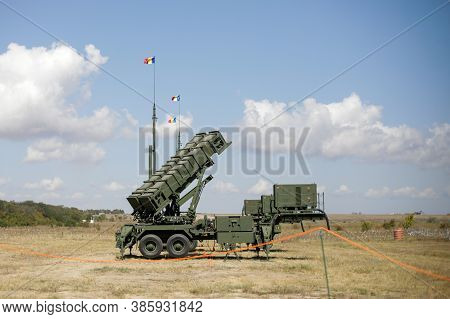 Capu Midia, Romania - September 17, 2020: The Patriot Surface-to-air Missile System Of The Romanian 