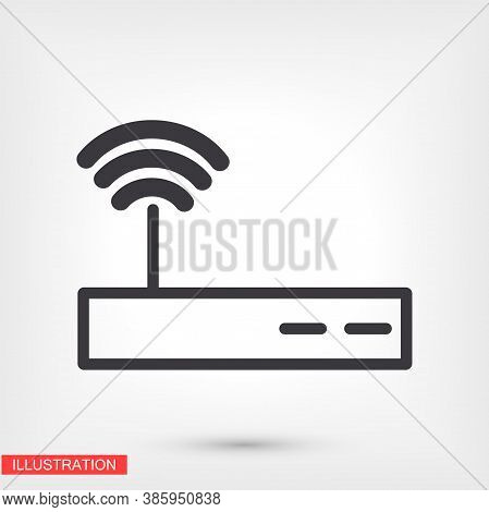 Wi-fi Icon. Vector Wi-fi Eps 10. Wi-fi Icon. Made For Your Phone Site And Use. Wi-fi Flat Design.
