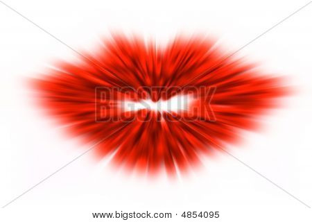 Rote Lippen