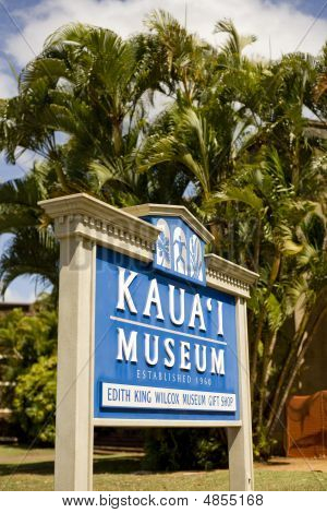Kaua'i Muzeum znak
