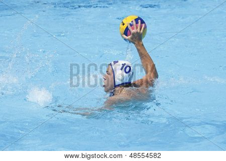 Jul 24 2009; Rom Italien; USA holdspiller Timothy Hutten konkurrerer i den indledende runde af mig