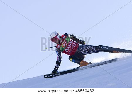 SOELDEN AUSTRIA OCT 26, Ted Ligety USA konkurencyjnych w wyścigu slalom gigant w Rettenbach G męskie