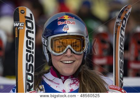SOELDEN AUSTRIA 25 OCT, Lindsey Vonn Stany Zjednoczone w wyścigu slalom gigant kobiet w Rettenbach