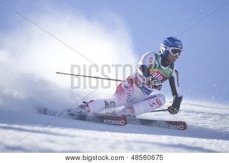 SOELDEN AUSTRIA OCT 26, Philipp SCHOERGHOFER AUT w race slalom gigant męskie na Ret