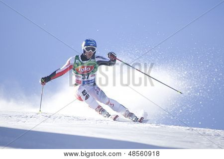 SOELDEN AUSTRIA OCT 26, Philipp SCHOERGHOFER AUT w wyścigu slalom gigant męskie w Retta