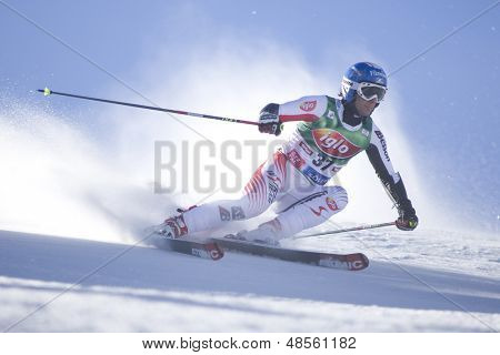 SOELDEN AUSTRIA OCT 26, Philipp SCHOERGHOFER AUT w race slalom gigant męskie na Ret