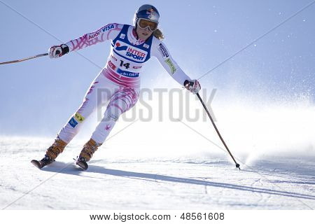 SOELDEN AUSTRIA 25 OCT, Lindsey Vonn Stany Zjednoczone w wyścigu slalom gigant kobiet w Rettenbac