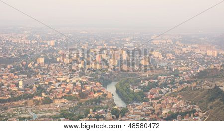 Tbilisi Night Overview