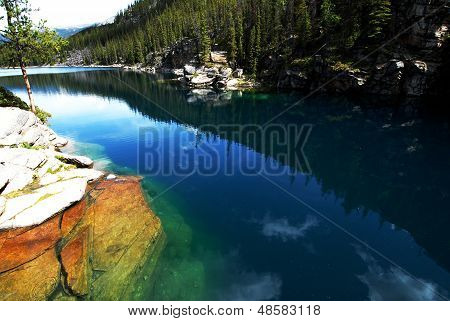 Horseshoe Lake,canadian Rockies,canada