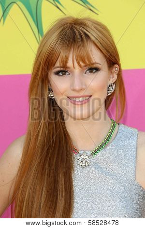 Bella Thorne at Nickelodeon's 26th Annual Kids' Choice Awards, USC Galen Center, Los Angeles, CA 03-23-13
