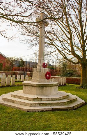 Cemetery World War Flanders Fields Belgium