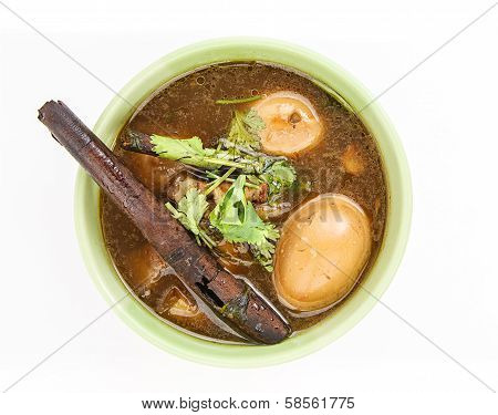 Sweet Stew Egg And Pork