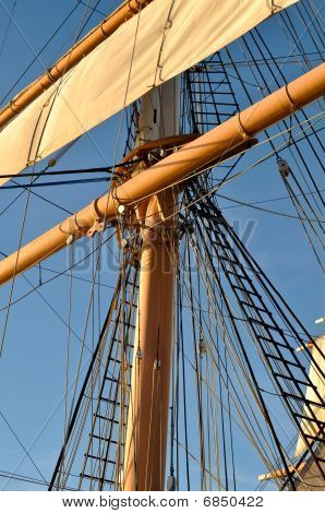 Mástil de barco pirata