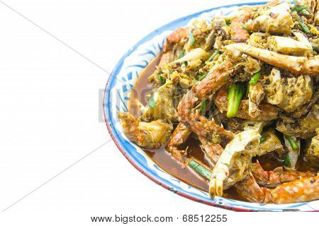 Crab Fried With Thai Chilli Paste