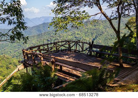 View Point At Thong Pha Phum National Park