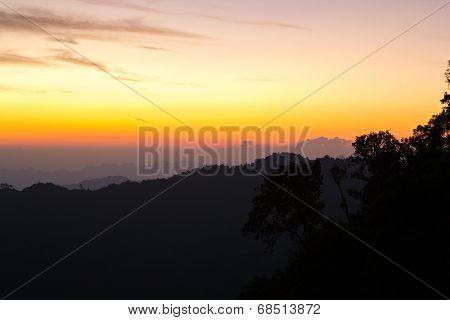 Mountain At Thong Pha Phum National Park