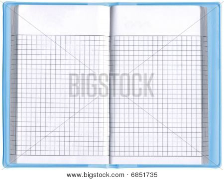 En Blank Notesblok Organizer, tomme regneark, isoleret