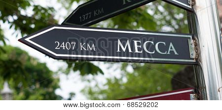 Signpost In Istanbul