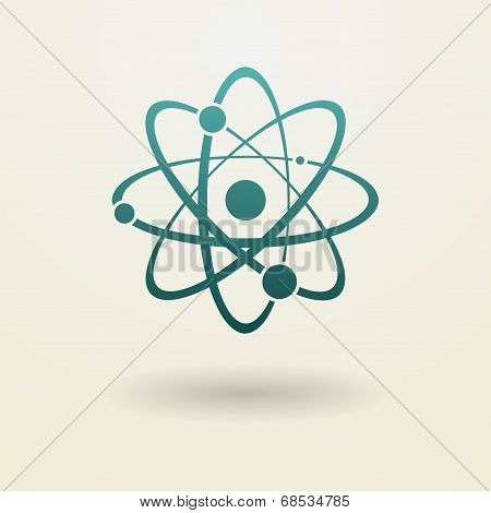 Simple molecule icon