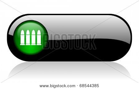 ammunition black glossy banner