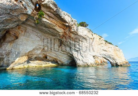 The Blue Caves In Zakynthos (greece)