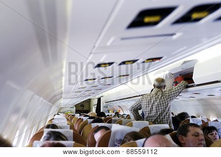 Within A Commercial Airliner