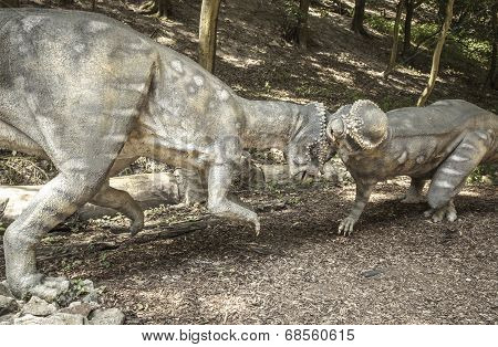 Realistic Model Of Dinosaur