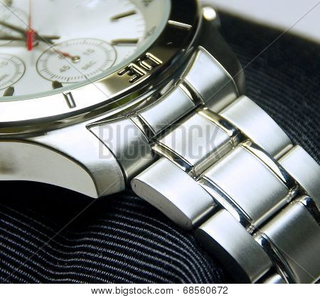 The stainless steel of chronograph watch