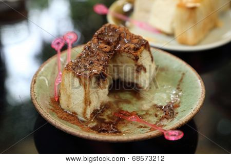 Bread With Chocolate Powder