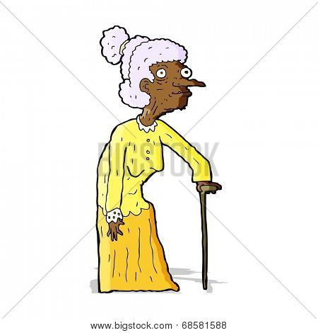 Cartoon Old Woman Image &amp; Photo (Free Trial) | Bigstock