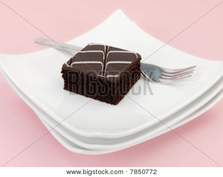 Chocolate Mud Cake výseče